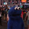 Video: Cookie Monster Hypnotized By Nude Times Square Models
